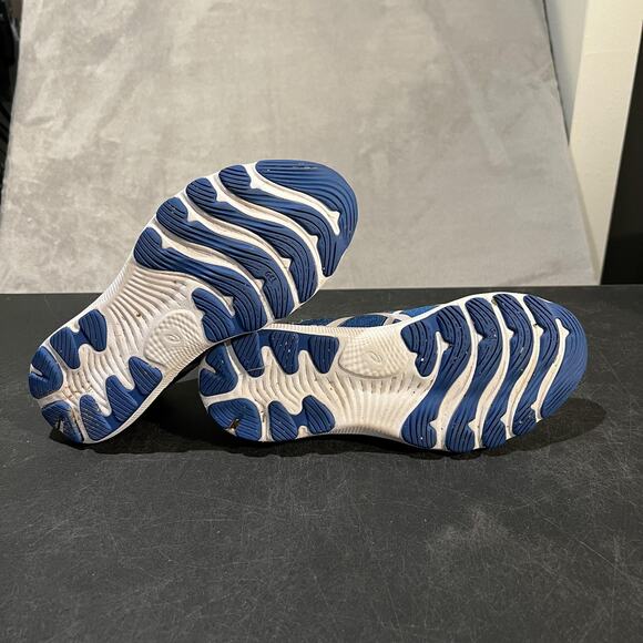 ASICS Gel Nimbus 24 Shoes Womens 10 Blue White FF Blast Running Sneakers Wide - Picture 4 of 10